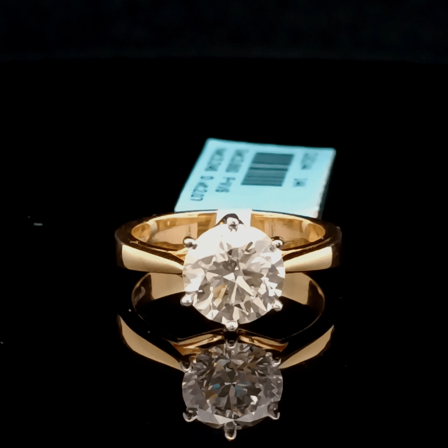 2ct Classic Round Solitaire Ring