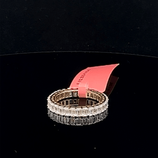 Emerald-cut Eternity Diamond Band