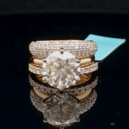 4ct Round Solitaire Diamond Ring