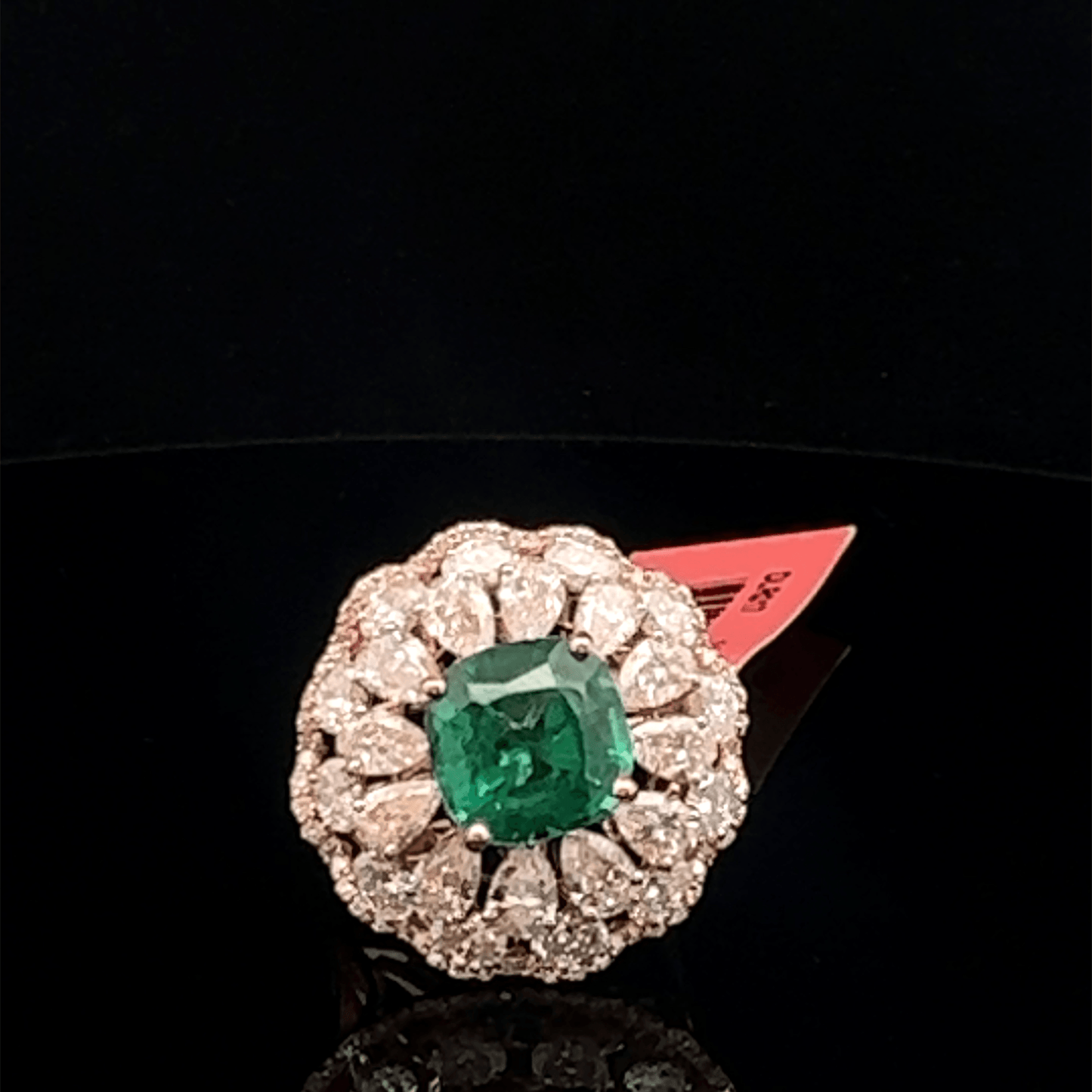 Emerald Majestic Bloom Ring