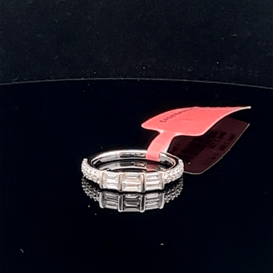 Three-Stone Baguette Diamond Ring