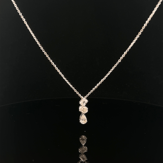 Trinity Glow Diamond Pendant