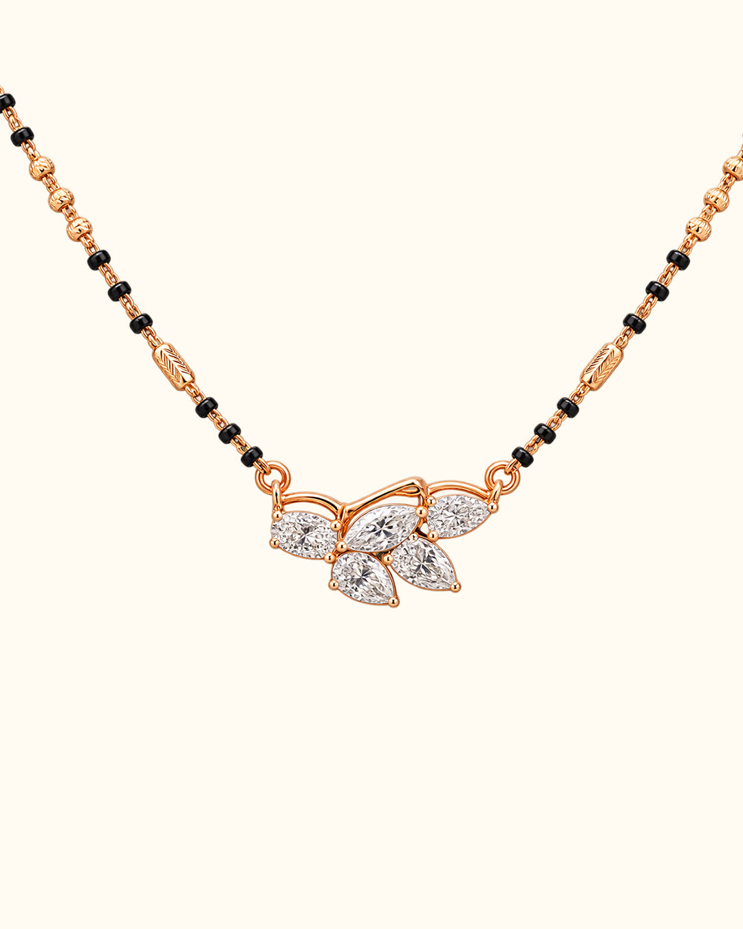 Nature-Inspired Diamond Pendant