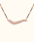 Elegant Diamond Branch Mangalsutra Pendant