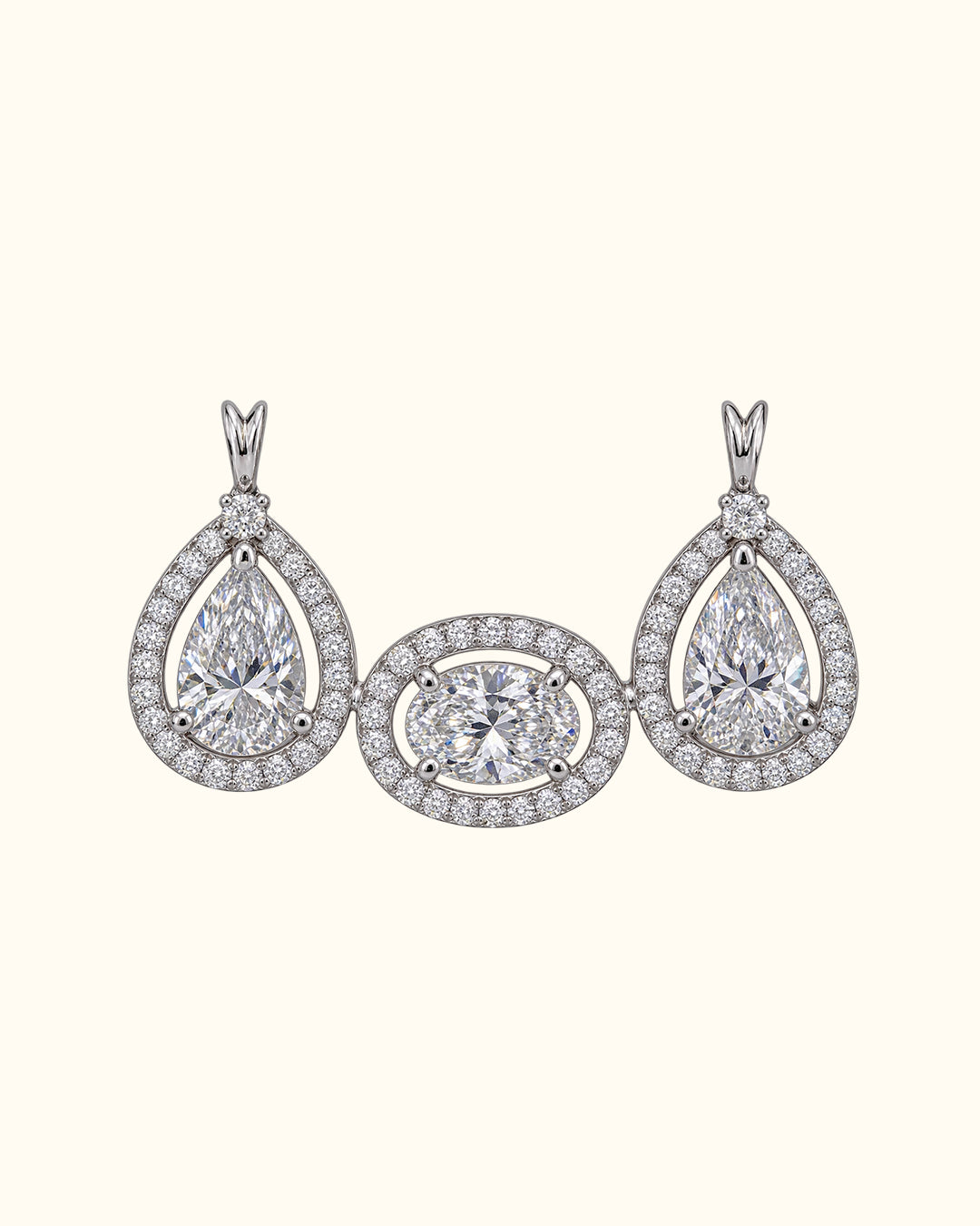 Classic Halo Diamond Pendant