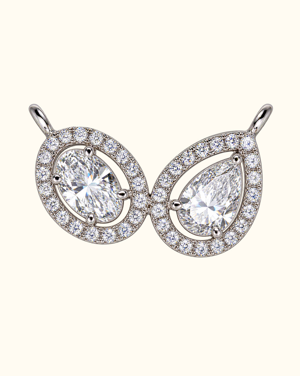 Modern Diamond Duo Pendant