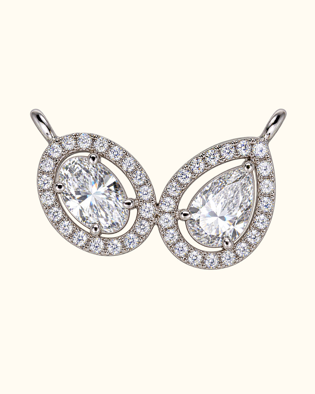 Modern Diamond Duo Pendant