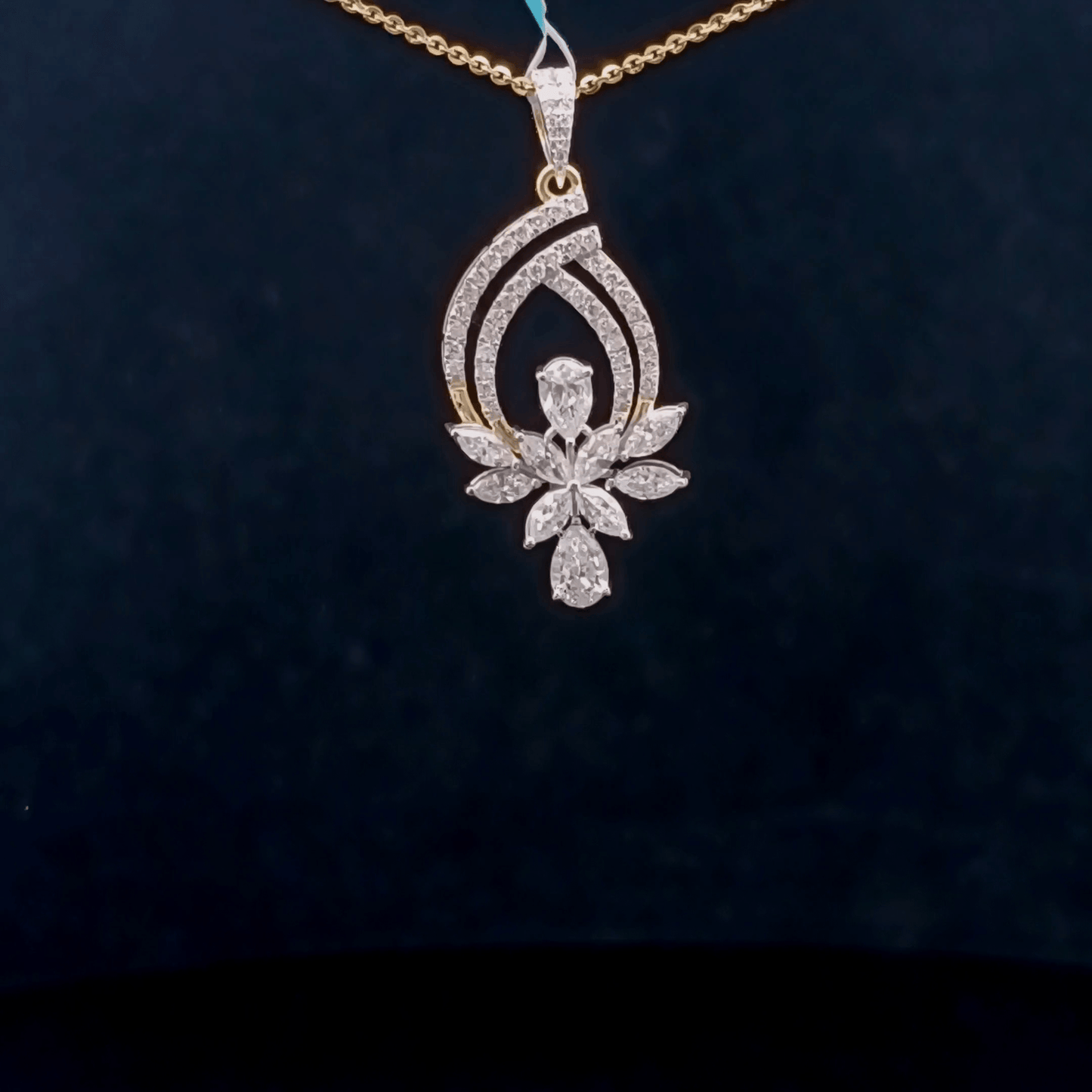 Lotus Luxe Diamond Pendant