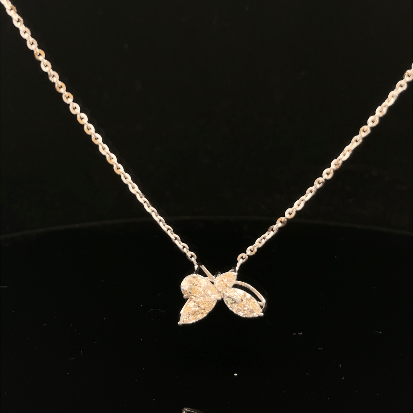 Diamond Butterfly Pendant