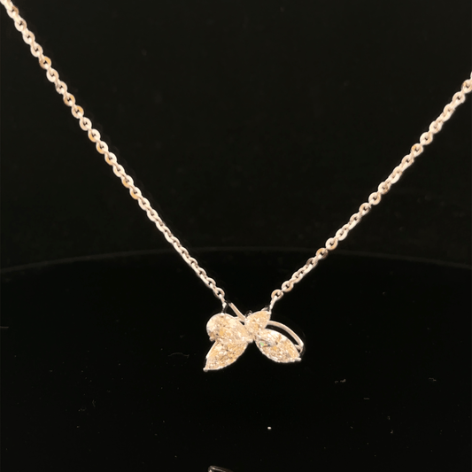 Diamond Butterfly Pendant