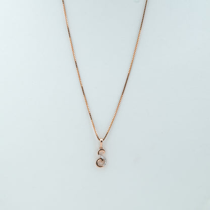 Alphabet S Diamond Pendant