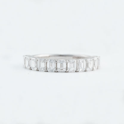 Emerald Cut Diamond Eternity Band
