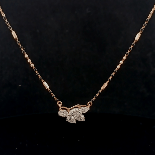 Butterfly Bliss Diamond Mangalsutra