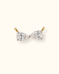 Infinity Pear Diamond Pendant