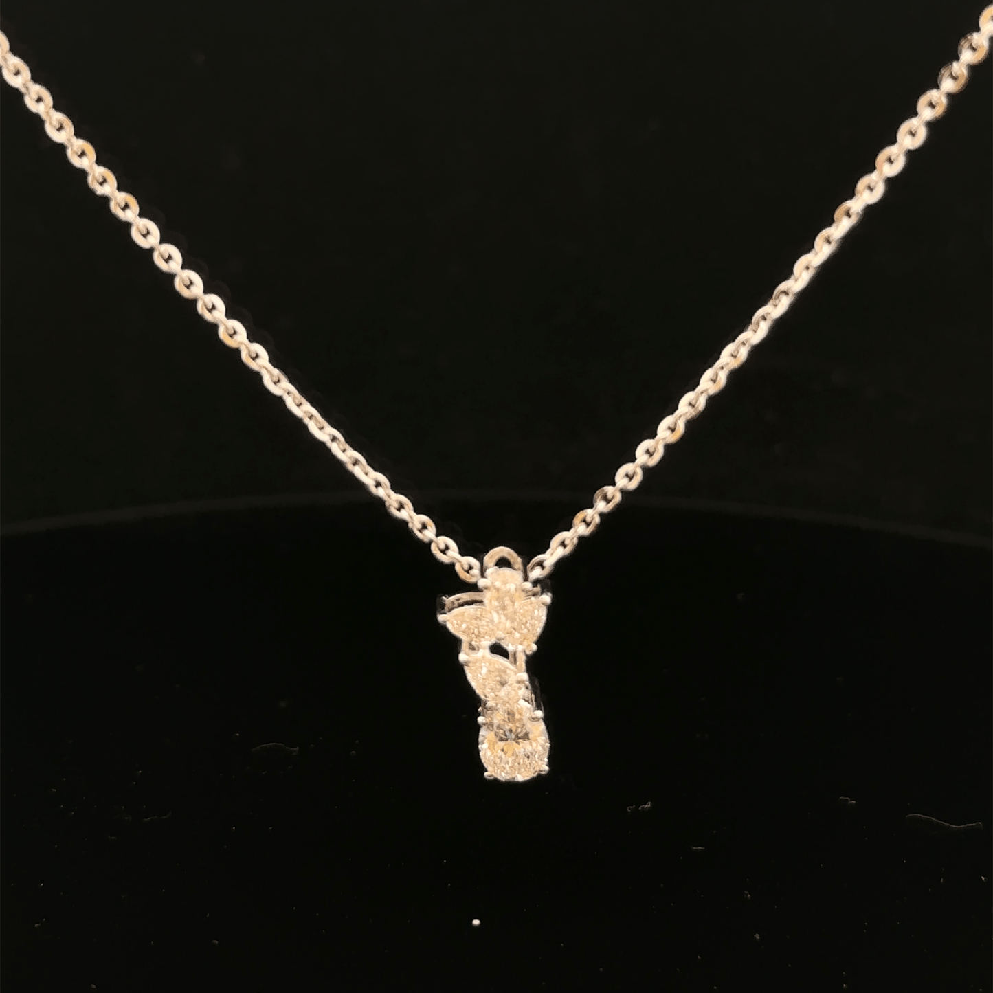 Petite Diamond Drop Pendant