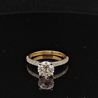 1.5ct Round Solitaire Diamond Ring
