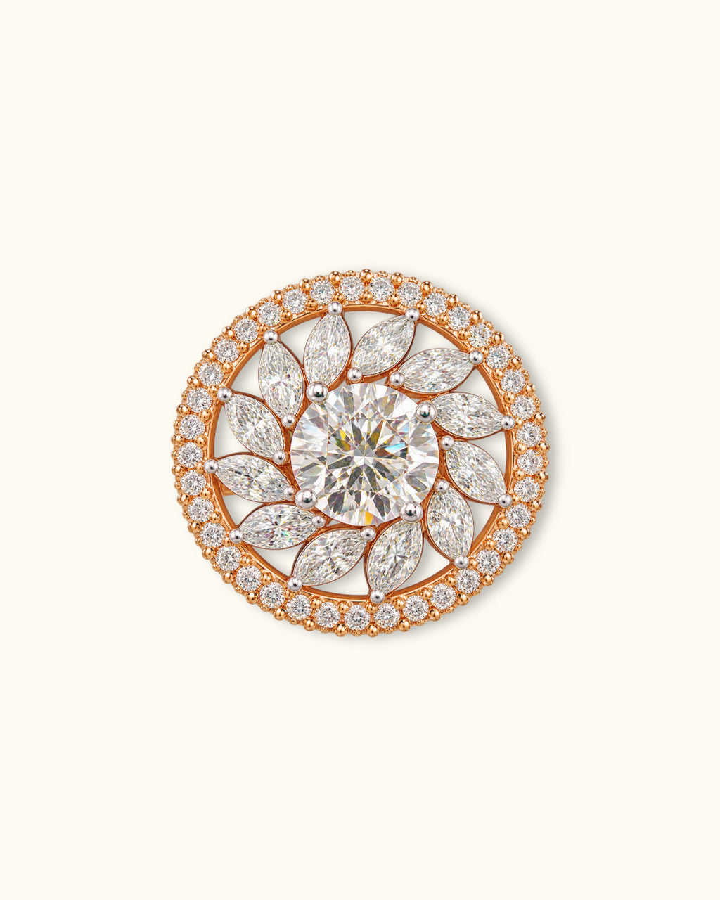 3 ct Celestial Bloom Diamond Ring