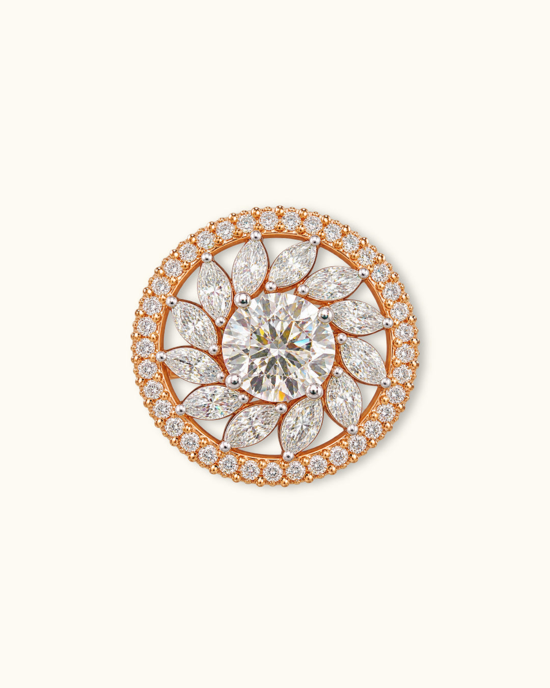 3 ct Celestial Bloom Diamond Ring