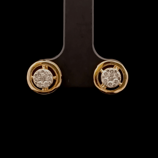 Classic Solitaire Look Diamond Studs