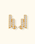 Diamond Arrow Huggie Earrings