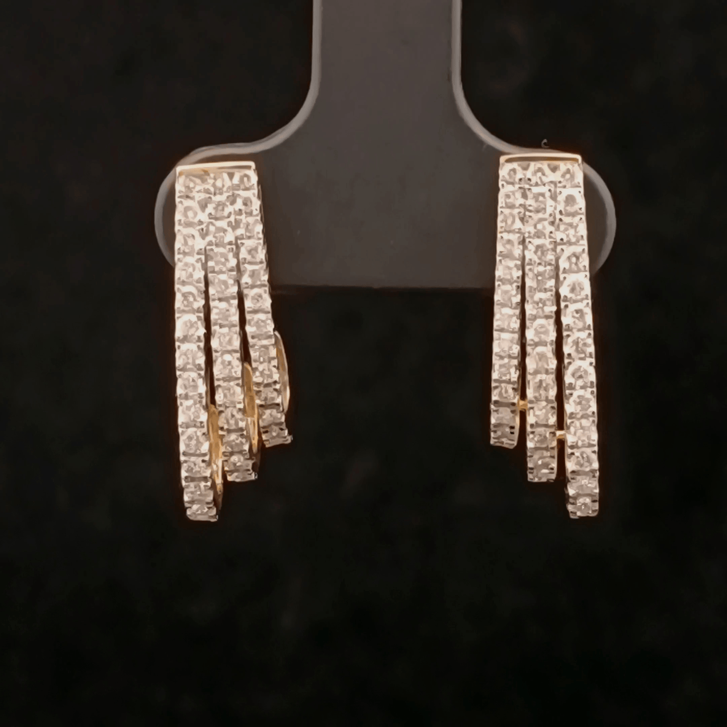 Diamond Waterfall Earrings
