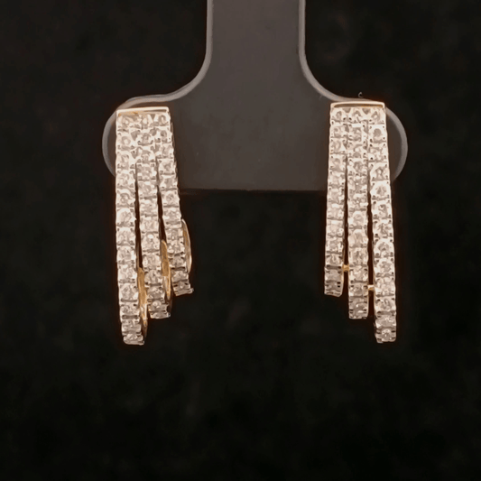 Diamond Waterfall Earrings
