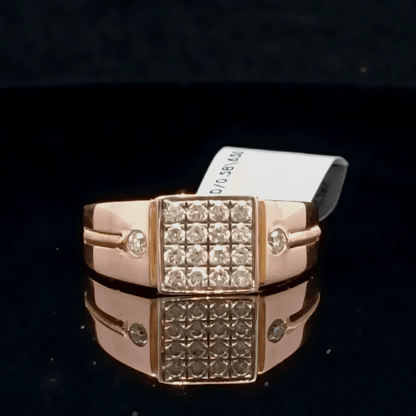 Luxury Diamond Cluster Ring for Men