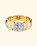 Classic Diamond Cluster Men's Ring