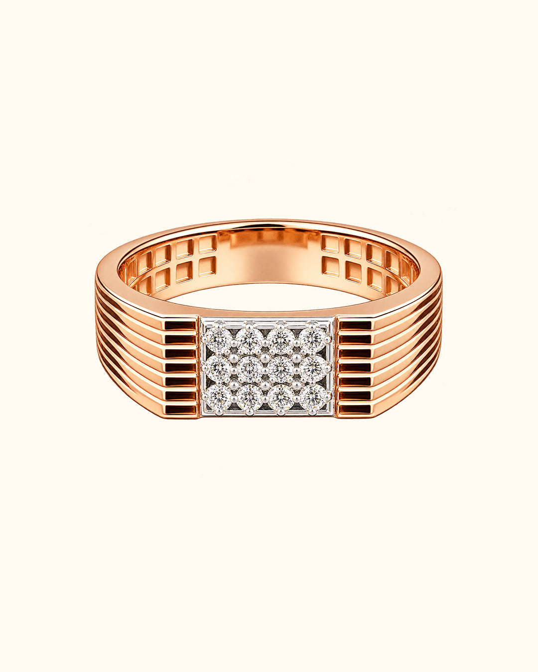 Royal Stride Diamond Men's Ring