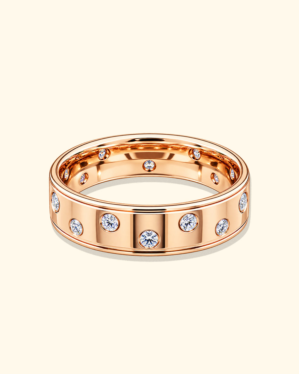 Celestial Spark Diamond Band Ring