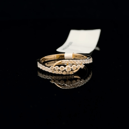 Elegant Pavé Diamond Slim Ring
