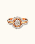 Vintage Halo Diamond Ring