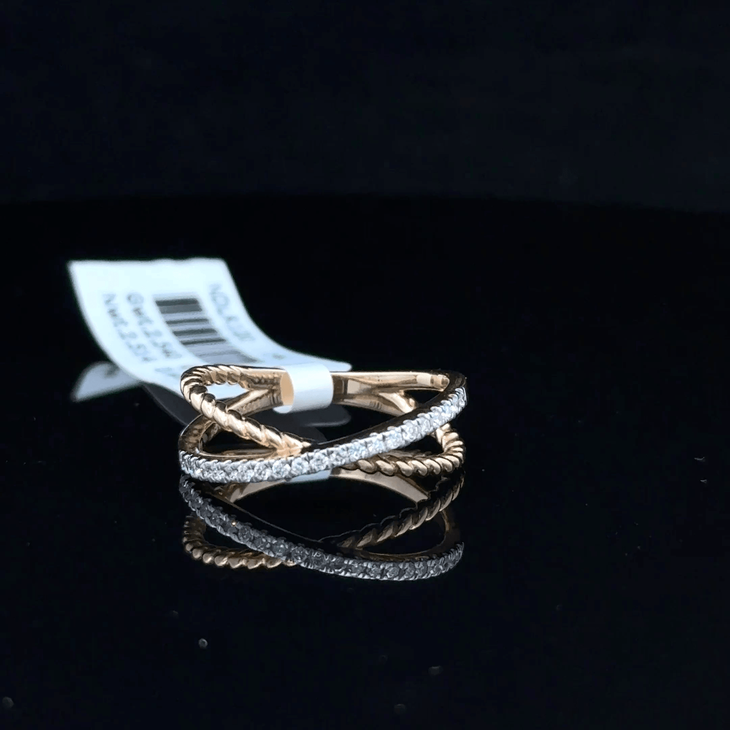 Intertwined Diamond Ring
