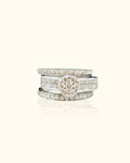 Regal Radiance Bridal Ring Set