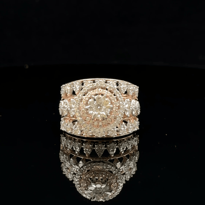 Classic Diamond Cluster Band Ring