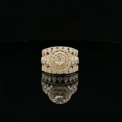 Classic Diamond Cluster Band Ring