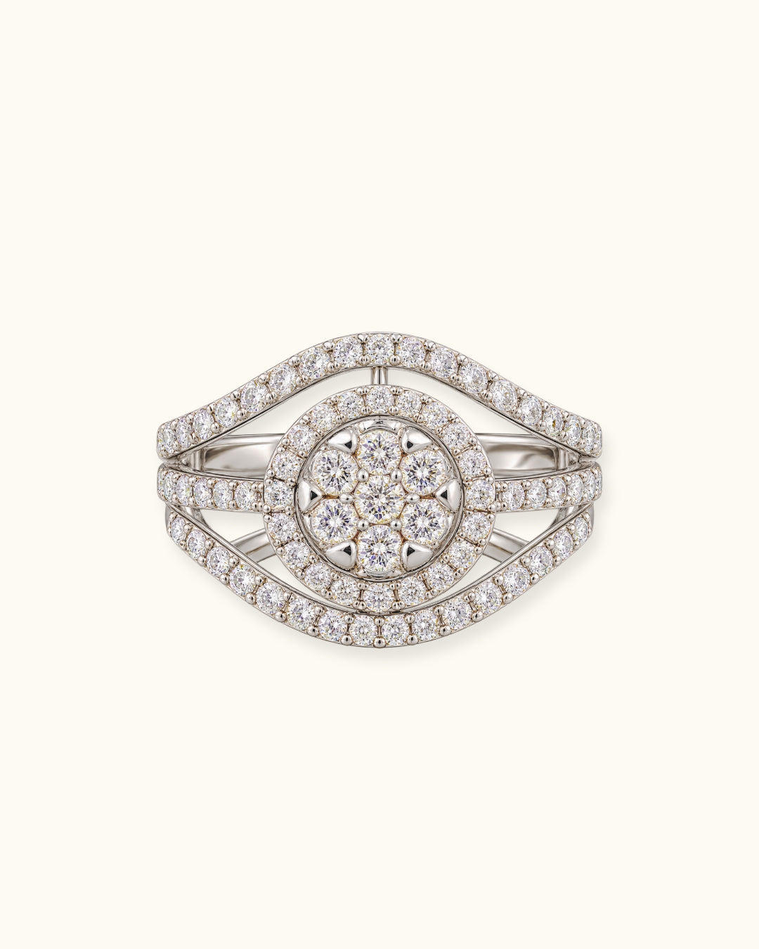 Celestial Halo Diamond Ring