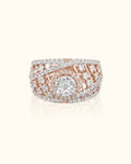 Imperial Weave Halo Diamond Ring