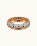 Royal Pear Diamond Band Ring