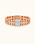 Regal Link Diamond Band Ring