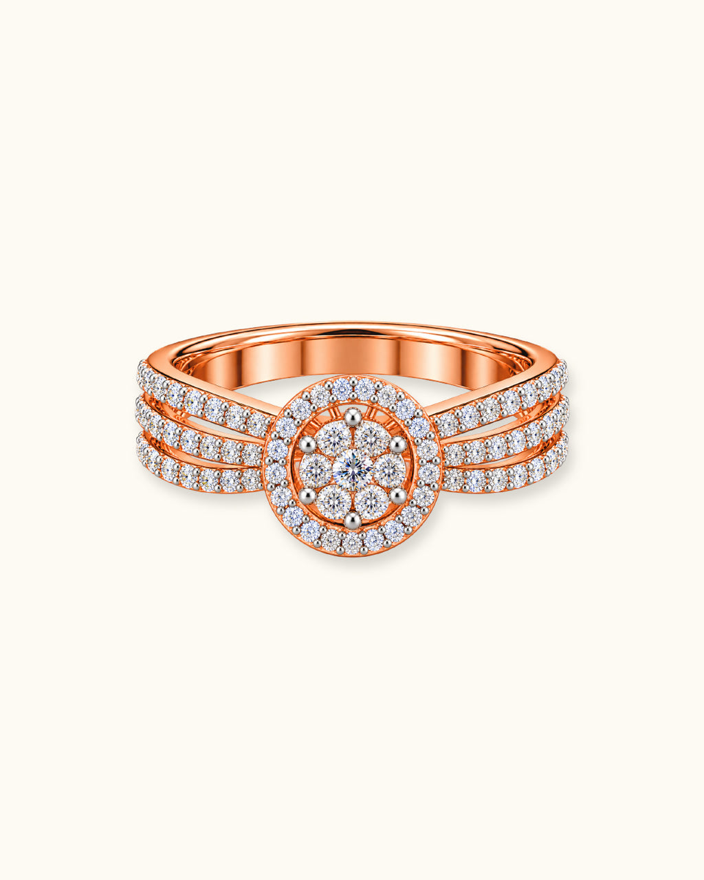 Royal Halo Diamond Ring