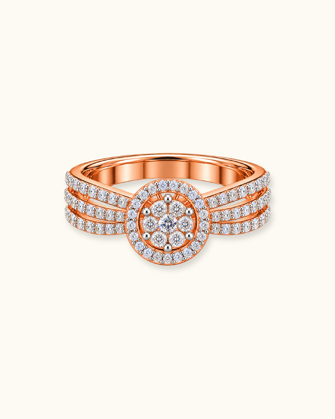 Royal Halo Diamond Ring