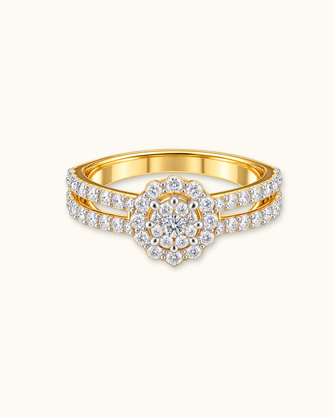 Celestial Bloom Diamond Ring