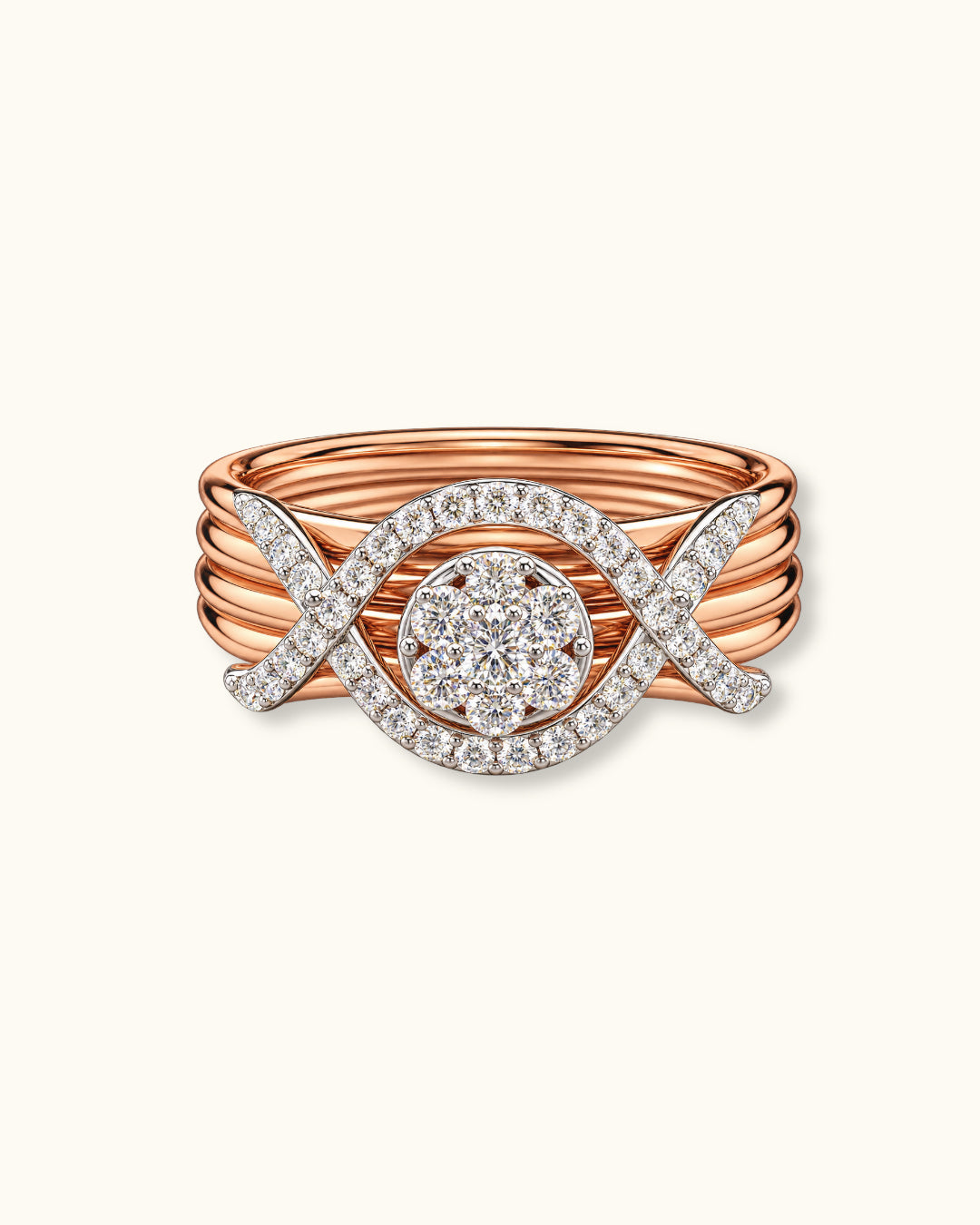 Infinity Halo Diamond Ring