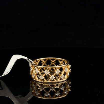 Elora Diamond Grid Ring