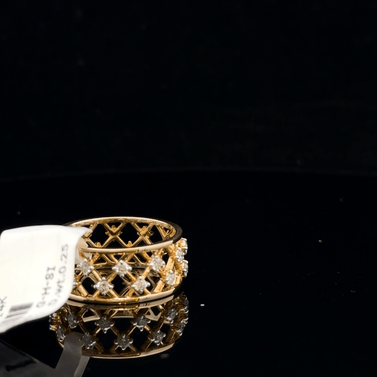 Elora Diamond Grid Ring