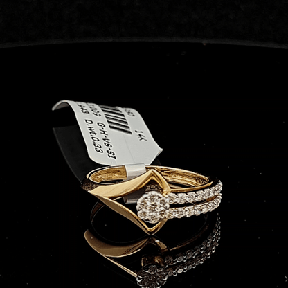 Elegant Pavé Diamond Everyday Ring