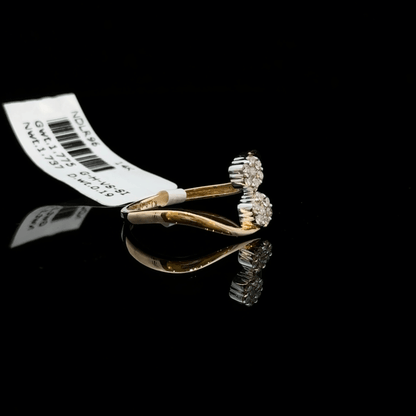 Twin Sparkle Open Diamond Ring