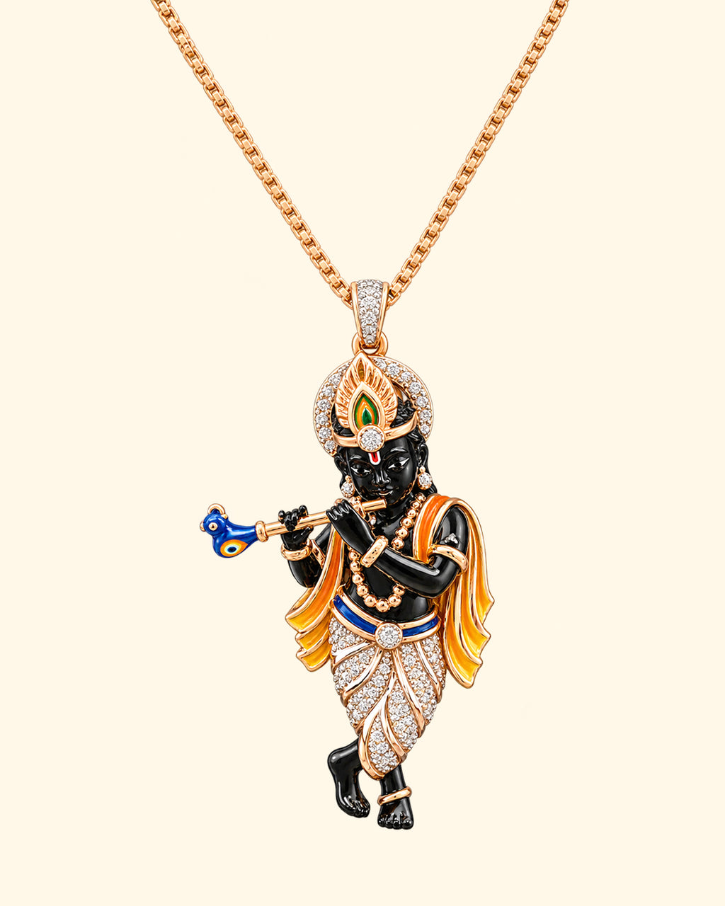 Divine Bal Gopal Diamond Pendant