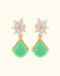 Marquise Diamond Floral Earrings